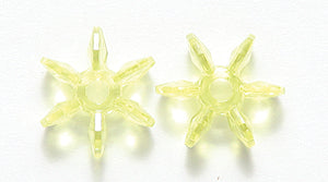 10PC280: Plastic Cartwheel Light Olive 10mm 100PC