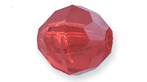 12PF244: PL Round Faceted Ruby 12mm 150PPK