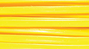 PL124-NW: Limited Plastic Pyrolace Yellow 2mm 100YD