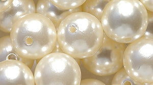 8PR614: PL Pearl Round Cream 8mm