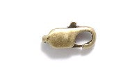 10FI143-ABR: Clasp Lobster ANT Brass 10x5m 4PPK