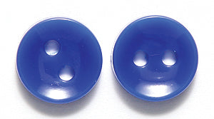 10BU174: Plastic Craft Buttons Opaque Royal Blue 10mm 200PC