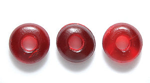 73HR247: Horn Saucer Red 6mm 150PC