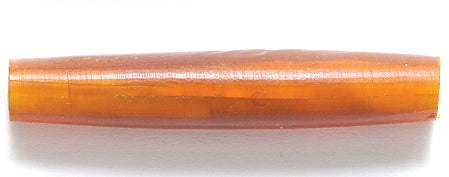 36IP255-E: 36IP255-E Horn Hair Pipe DK Amber 1.5INEcono 30PC