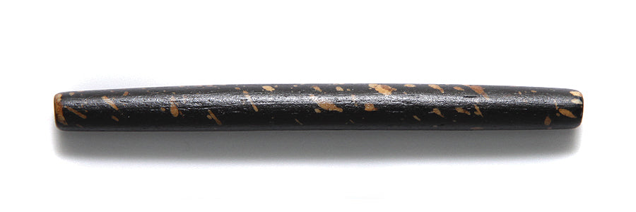 BN385-44: BN385-44 Bone Pipe Black Marbled 2.5inch 5PC