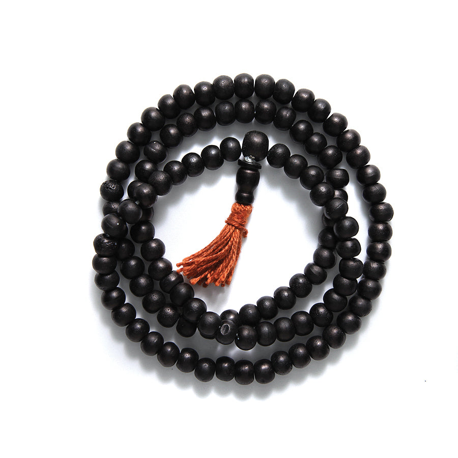 8BN109-MA: 8BN109-MA Bone Mala Black RND 8mm