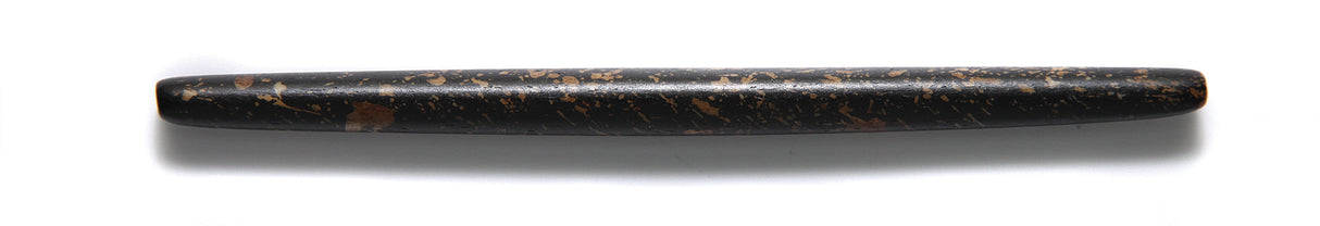 BN385-49: BN385-49 Bone Pipe Black Marbled 4.75-5inch 2PC