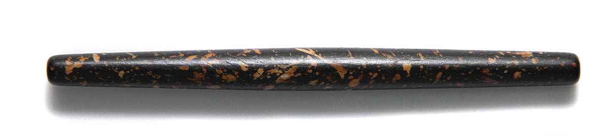 BN385-47: BN385-47 Bone Pipe Black Marbled 4inch 2PC