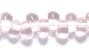 9NB291-46R: CZ Drop Nubbs Pink 4x6mm-100PC