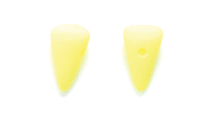 3DP622-NMR: CZ Spike Neon Yellow Matte 4x7-5x8mm-25PC