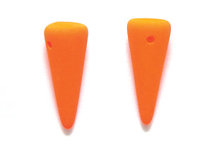 5DP638-NMR: CZ Spike Drop Orange Neon 5x13mm-20PC