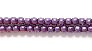 2GP698R: CZ Glass Pearl Metallic Violet 2mm 125PC