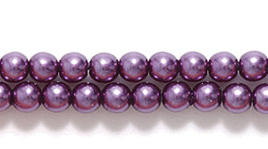 3GP698R: CZ Glass Pearl Metallic Violet 3mm-100PC