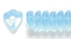 90FL262R: Flower Petal Trans LT Aqua 8mm-50PC