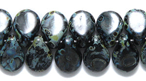 57DP109-SR: CZ Pips Black Stone Finish 5X7mm-75PC