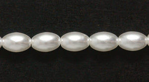 32GP612R: CZ Cultura Pearl White 4x6mm-50PC