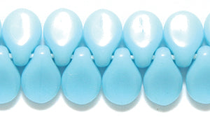 57DP162R: CZ Pips Op Turquoise Blue 5X7mm-75PC