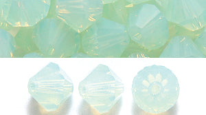 86CC280: Preciosa Crystal Dia Chrysolite Opal 6mm-72PC