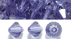 86CC297: Preciosa Crystal Dia Tanzanite 6x6mm-72PC