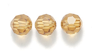 6CC253: Preciosa Crystal Round Light Colorado Topaz 6mm-72PC