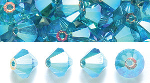 84CC567-F: Preciosa Crystal Dia Indicolite Ab2x 5x5mm-144PC