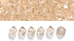 80CC051: Preciosa Crystal Dia Honey 3mm-144PC