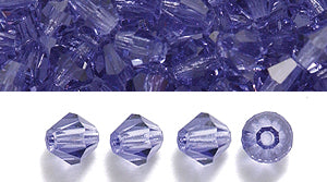 82CC297: Preciosa Crystal Dia Tanzanite 4mm-144PC