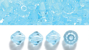 82CC262: Preciosa Crystal Dia Aqua Bohemica 4mm-144PC