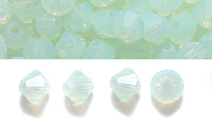 82CC280: Preciosa Crystal Dia Chrysolite Opal 4mm-144PC