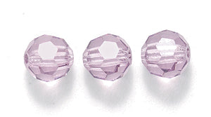 6CC296: Preciosa Crystal Round Light Amethyst 6mm-72PC