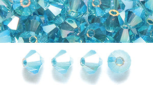 82CC567-F: Preciosa Crystal Dia Indicolite Ab2x 4mm-144PC