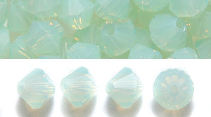 84CC280: Preciosa Crystal Dia Chrysolite Opal 5mm-144PC