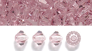 82CC296: Preciosa Crystal Dia Lt Amethyst 4mm-144PC