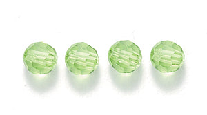 4CC282: Preciosa Crystal Round Peridot 4mm-72PC