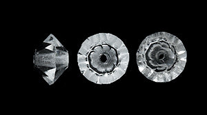 76CC212: Preciosa Crystal Spacer Crystal 4x6mm-144PC