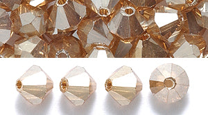 84CC852: Preciosa Crystal Dia Golden Flare 5x5mm-144PC