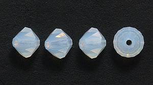 84CC210: Preciosa Crystal Dia White Opal 5x5mm-144PC