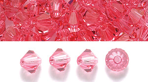 82CC292-R: Preciosa Crystal Dia Rose 4mm-144PC