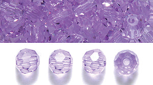 4CC295-V: Preciosa Cut Crystal Violet 4mm-72PC