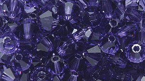 82CC297-D: Preciosa Crystal Dia Deep Tanzanite 4mm-144PC