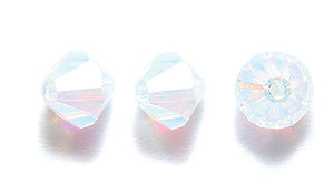 86CC512-F: Preciosa Crystal Dia Crystal Ab2x 6x6mm-72PC