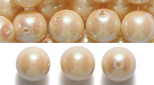 6CC623: Preciosa Nacre Pearlescent Yellow 6mm-200PC