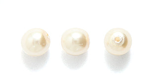 5CC613: Preciosa Nacre Pearl Round Cream 5mm-- 40PC