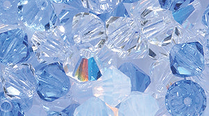 84CC909: Preciosa Crystal Dia Mix Ice 5mm-48PC