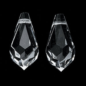 44CC212: Preciosa Crystal Drop Crystal 9x18mm-12PC