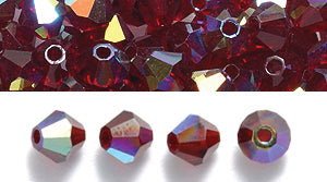 82CC546: Preciosa Crystal Dia Garnet AB 4mm-144PC