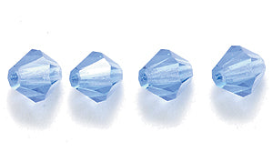 84CC274: Preciosa Crystal Dia Sapphire 5x5mm-144PC