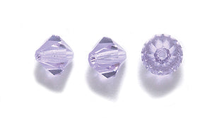 84CC295-V: Preciosa Crystal Dia Violet 5x5mm-144PC