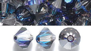 86CC564: Preciosa Crystal Dia Bermuda Blue 6mm-72PC