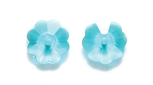 73CC285: Preciosa Crystal Flower Blue Zircon 8mm 24PC